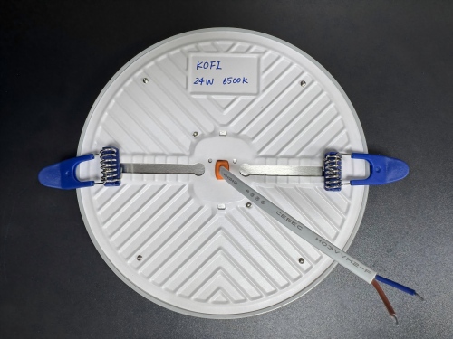 9/24/36W Lampu Panel DOB Tanpa Bingkai Tersembunyi, Besi+pp